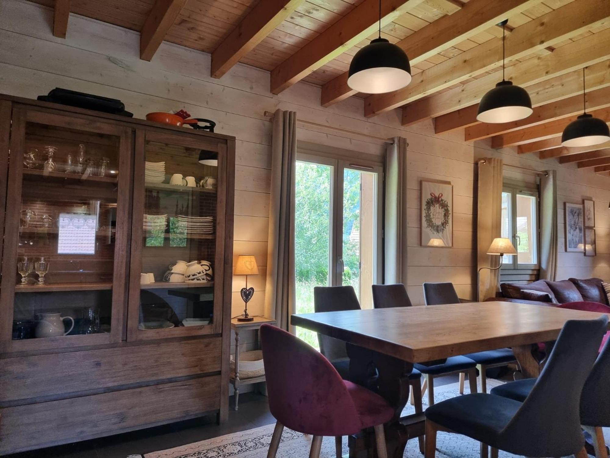 Chalet Le Du Pere Michel, Jacuzzi, Sauna, Jardin La Bresse