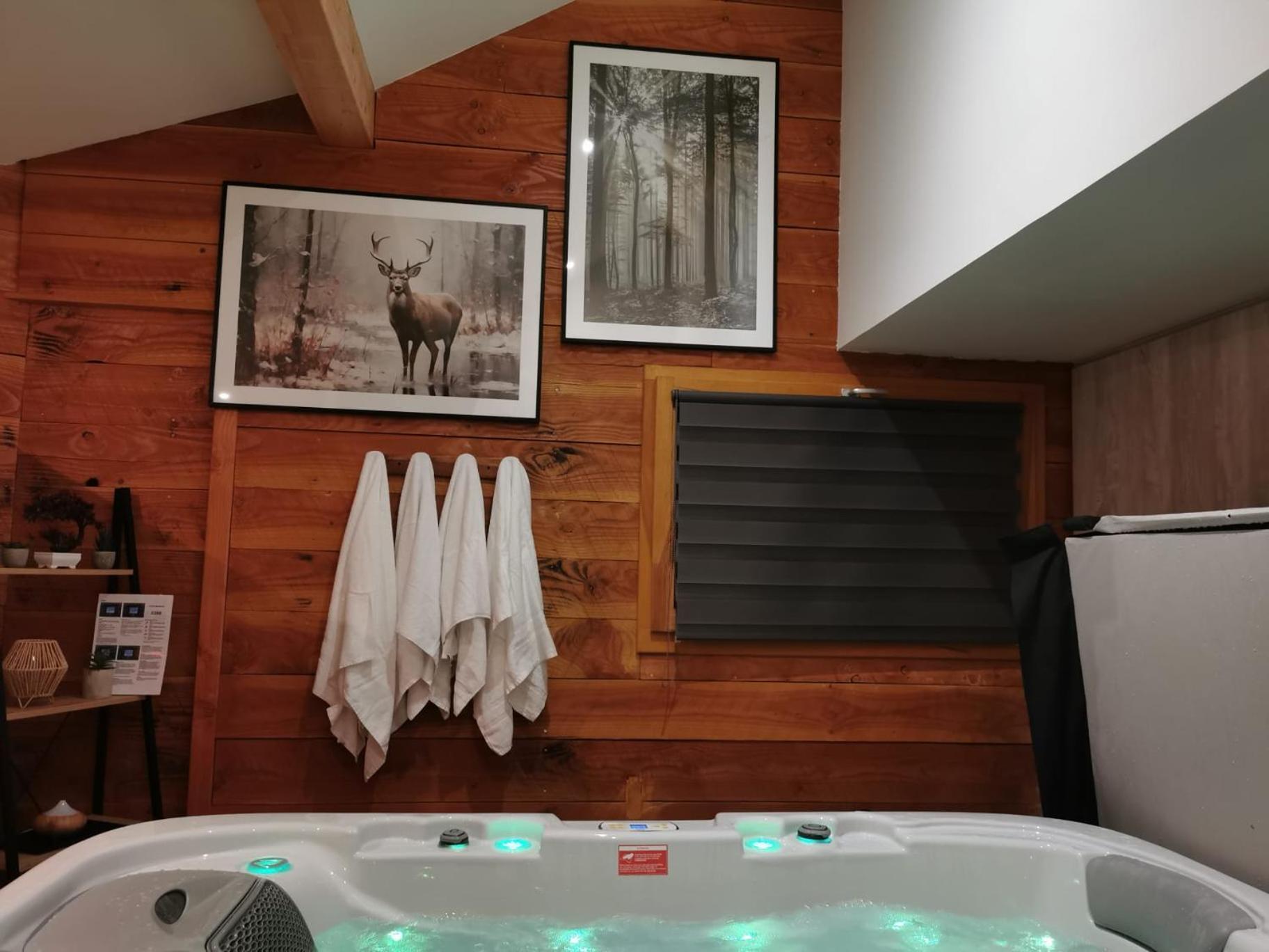 Le Du Pere Michel, Jacuzzi, Sauna, Jardin Chalet